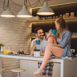 Relaxdays Voorraadbus Koffie - Koffieblik - Luchtdicht - Koffiebus - Zilver - Metaal Groot -Kookgerei Koning Verkoop 1200x1200 6580