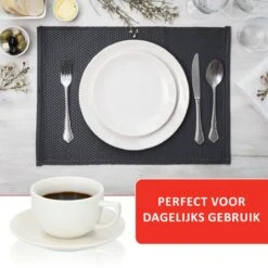 Alpina Tafelservies - Serviesset 40-delig - 8 Persoons - Vaatwasserbestendig - Geschikt Voor Magnetron - Wit -Kookgerei Koning Verkoop 1200x1200 701