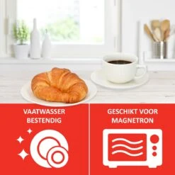 Alpina Tafelservies - Serviesset 40-delig - 8 Persoons - Vaatwasserbestendig - Geschikt Voor Magnetron - Wit -Kookgerei Koning Verkoop 1200x1200 703