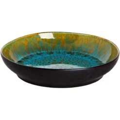 Palmer Serviesset Lotus Stoneware 6-persoons 24-delig Zwart Turquoise -Kookgerei Koning Verkoop 1200x1200 717