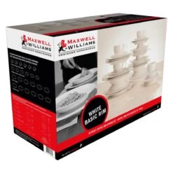 Maxwell And Williams White Basic Rim Koffie- En Dinerset - 30-delig - Wit -Kookgerei Koning Verkoop 1200x1200 720