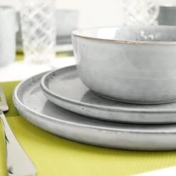 Excellent Serviesset - Servies - 16 Stuks - Aardewerk - Grijs 14 Excellent Serviesset - Servies - 16 Stuks - Aardewerk - Grijs -Kookgerei Koning Verkoop 1200x1200 748