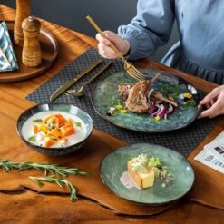 Serviesset 8 Personen - 24 Delig - Handgemaakt Keramiek - Vancasso Groen -Kookgerei Koning Verkoop 1200x1200 766