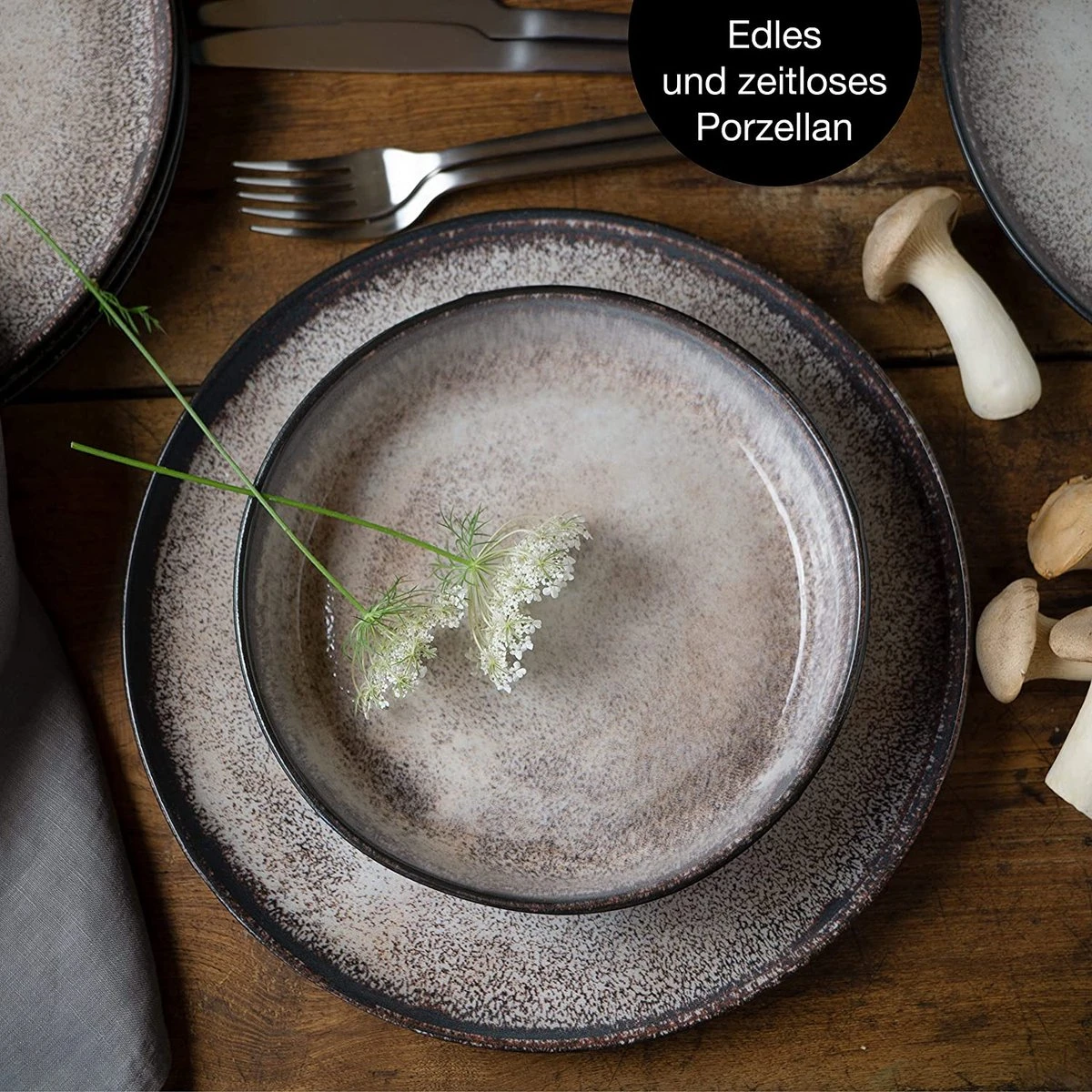 Merkloos Serviesset Duurzaam Borden Mokken Kommen Tableware Set 3 Merkloos Serviesset Duurzaam Borden Mokken Kommen Tableware Set - Afbeelding 3