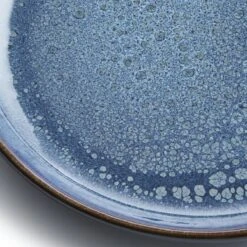 Borden 6 Personen Blue Sea 24cm - Bordenset - Blauw Servies - Luxe Dinerborden - Handgemaakt - Keramiek - Stoneware - Smith Premium® -Kookgerei Koning Verkoop 1200x1200 789
