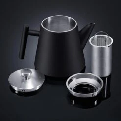 Silberthal - Theepot Met Filter - 1 L - RVS Dubbelwandig - Zwart - Cadeau 13 Silberthal - Theepot Met Filter - 1 L - RVS Dubbelwandig - Zwart - Cadeau -Kookgerei Koning Verkoop 1200x1200 798