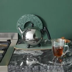 Bredemeijer - Theepot Bella Ronde 1,2L Zwart Beslag - Dubbelwandig -Kookgerei Koning Verkoop 1200x1200 800