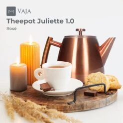 Vaja® Theepot Juliette Rosé Dubbelwandig -Kookgerei Koning Verkoop 1200x1200 908