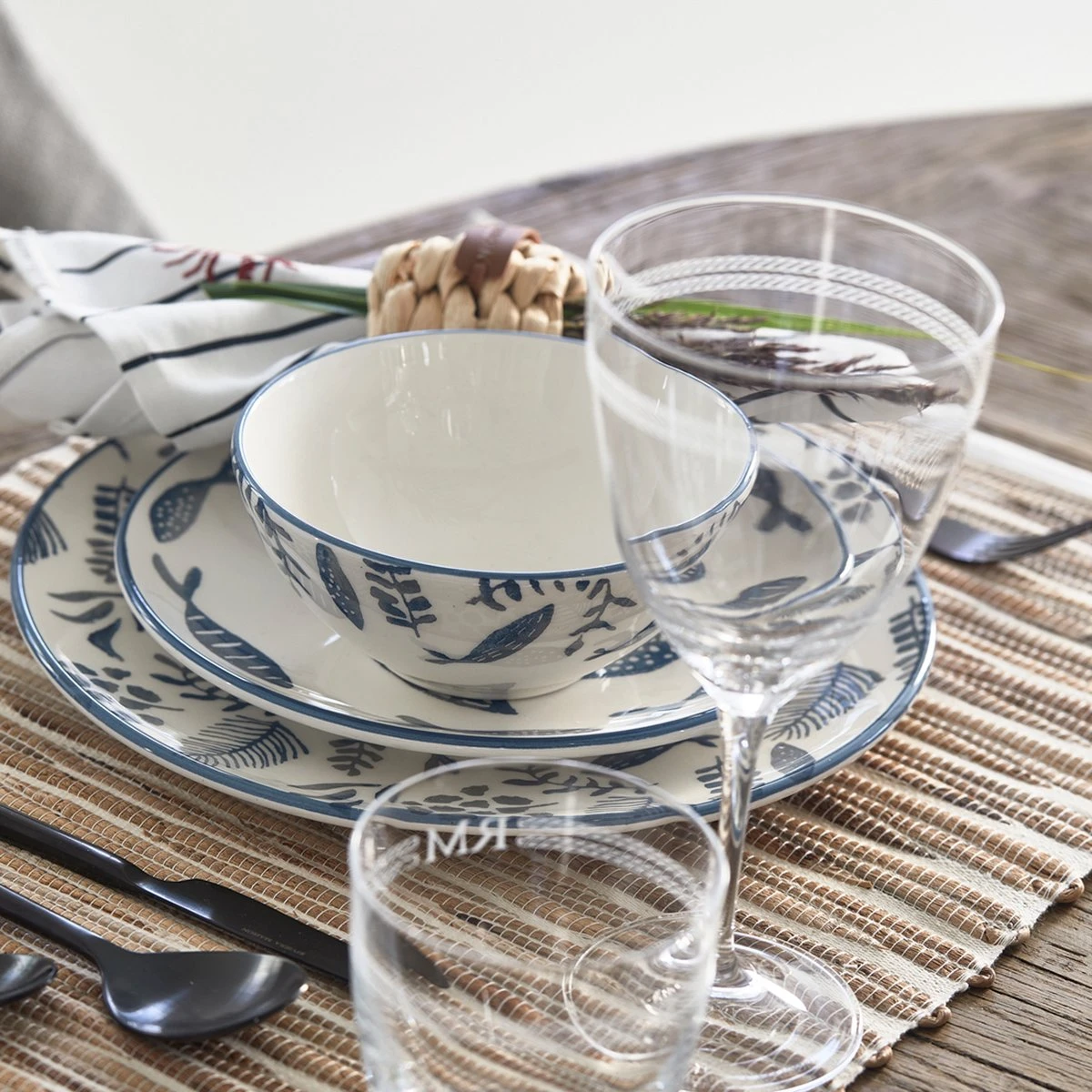 Riviera Maison Bord, Ontbijtbord, Servies, Tafeldecoratie Voor Eetkamer, Keuken - First Catch Breakfast Plate - Blauw - Keramiek - 1 Stuk 3 Riviera Maison Bord, Ontbijtbord, Servies, Tafeldecoratie Voor Eetkamer, Keuken - First Catch Breakfast Plate - Blauw - Keramiek - 1 Stuk - Afbeelding 3