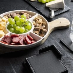 Krumble Tapasbord Met 5 Vakken / Servies / Borden / Hapjesbord / Serveerschalen / Serveerborden / Gourmetbord - Wit 13 Krumble Tapasbord Met 5 Vakken / Servies / Borden / Hapjesbord / Serveerschalen / Serveerborden / Gourmetbord - Wit -Kookgerei Koning Verkoop 1200x1200 968