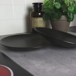 Orange85 Bordenset - Dinerbord - Borden - Plat - Set Van 6 - Mat Zwart - Diameter 27cm - Aardewerk - Servies -Kookgerei Koning Verkoop 1200x1200 971