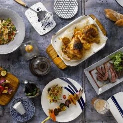 Royal Doulton Pacific - Pastaborden / Bordenset - Porselein - Wit / Blauw - ⌀ 22 Cm - 6 Stuks -Kookgerei Koning Verkoop 1200x1200 979