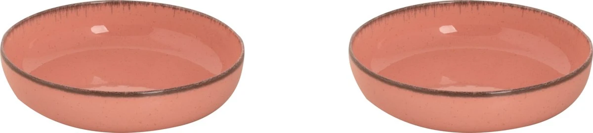 Palmer Bord Diep Antigo 19 Cm Roze Porselein 2 Stuk(s) 1 Palmer Bord Diep Antigo 19 Cm Roze Porselein 2 Stuk(s)