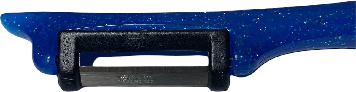 Solingen Dunschiller Blauw Glitter - Aardappelschiller 2 Solingen Dunschiller Blauw Glitter - Aardappelschiller - Afbeelding 2