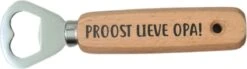 Flesopener Proost Lieve Opa - Bieropener - Vaderdag - Cadeau - Grootvader