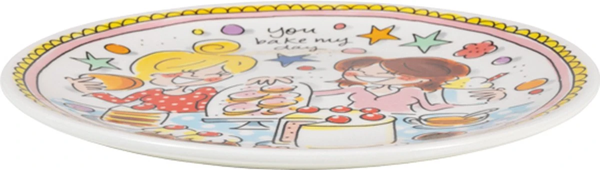 Blond Amsterdam, Even Bijkletsen: Bord Pink 18cm 2 Blond Amsterdam, Even Bijkletsen: Bord Pink 18cm - Afbeelding 2