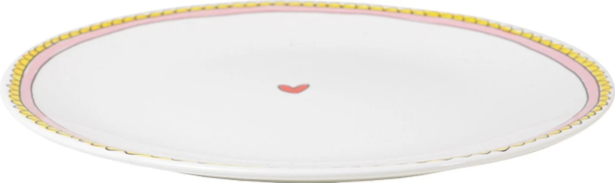 Blond Amsterdam, Even Bijkletsen: Diner Bord 26cm UNI 2 Blond Amsterdam, Even Bijkletsen: Diner Bord 26cm UNI - Afbeelding 2