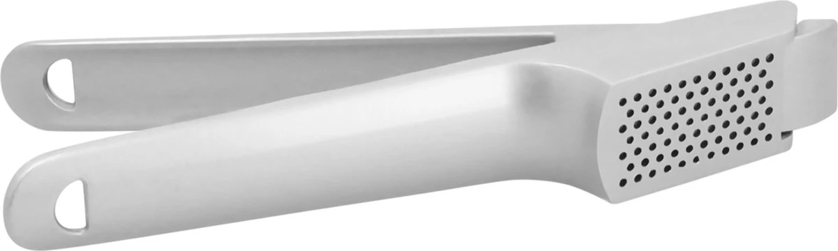 Krumble Knoflookpers - Vaatwasserbestendig - Rasp - Handpers - Keukengerei - Lookpers - Garlic Press - Gemberpers - RVS - Zilver 1 Krumble Knoflookpers - Vaatwasserbestendig - Rasp - Handpers - Keukengerei - Lookpers - Garlic Press - Gemberpers - RVS - Zilver