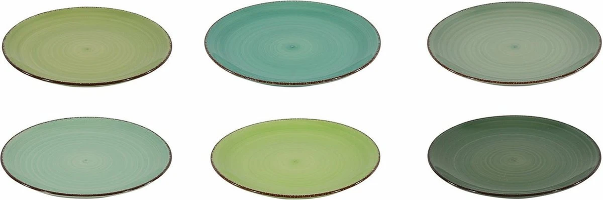 Studio Tavola Ontbijtborden Ocean Blue ø 19 Cm - 6 Stuks 11 Studio Tavola Ontbijtborden Ocean Blue ø 19 Cm - 6 Stuks - Afbeelding 11