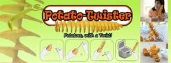 Potato Twister - Aardappel Spiraalsnijder - Incl. Satéstokjes 6 Potato Twister - Aardappel Spiraalsnijder - Incl. Satéstokjes -Kookgerei Koning Verkoop 1200x444 1