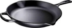 Le Creuset - Gietijzeren Ronde Skillet In Mat Zwart 23cm -Kookgerei Koning Verkoop 1200x472 4