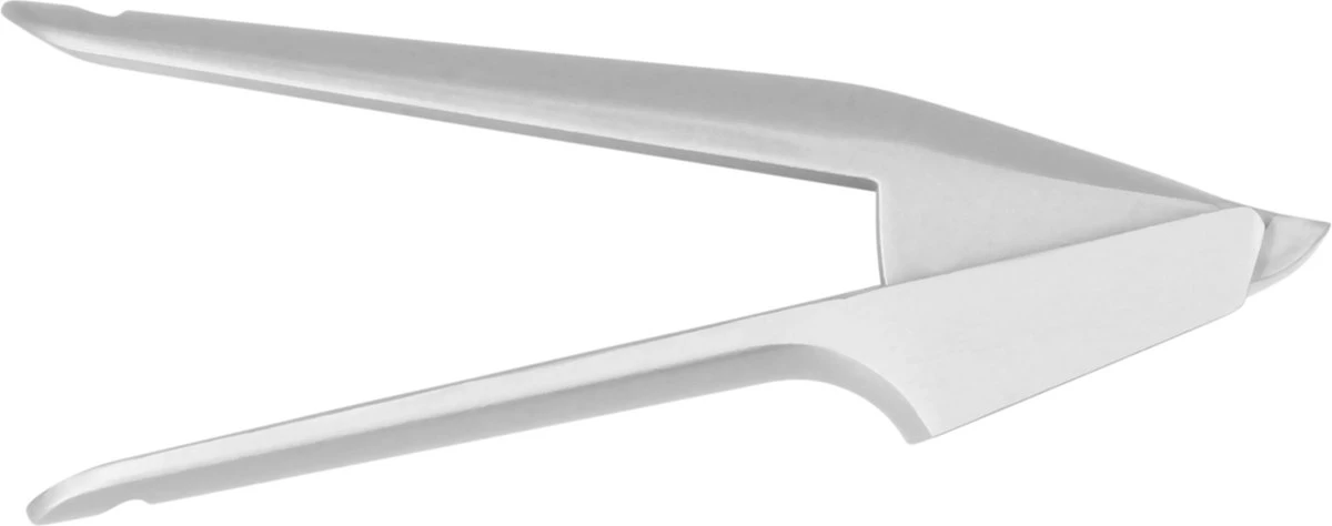 Krumble Knoflookpers - Vaatwasserbestendig - Rasp - Handpers - Keukengerei - Lookpers - Garlic Press - Gemberpers - RVS - Zilver 2 Krumble Knoflookpers - Vaatwasserbestendig - Rasp - Handpers - Keukengerei - Lookpers - Garlic Press - Gemberpers - RVS - Zilver - Afbeelding 2