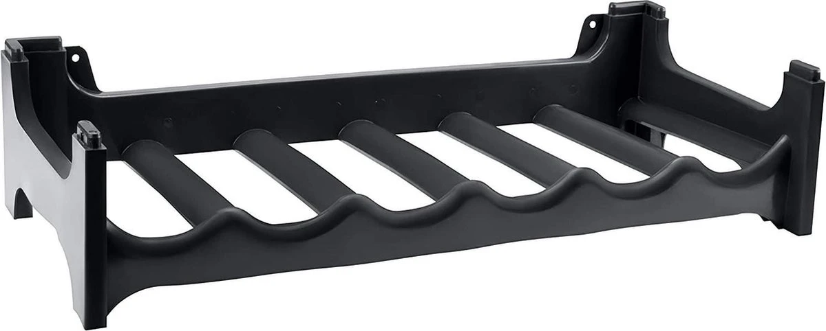 Cosy & Trendy Wijnrekken Stapelbaar Kunststof - 10 Stuks - Zwart 2 Cosy & Trendy Wijnrekken Stapelbaar Kunststof - 10 Stuks - Zwart - Afbeelding 2