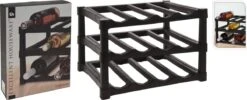 Excellent Houseware Wijnrek / Flessenrek - Zwart - Kunststof - 39 X 30 X 25 Cm Voor 12x Flessen 9 Excellent Houseware Wijnrek / Flessenrek - Zwart - Kunststof - 39 X 30 X 25 Cm Voor 12x Flessen -Kookgerei Koning Verkoop 1200x485 3
