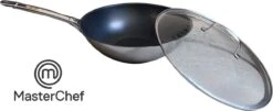 MasterChef / Jumbo - Wokpan - Met Glazen Deksel - 28 Cm - Inductie -Kookgerei Koning Verkoop 1200x489 6
