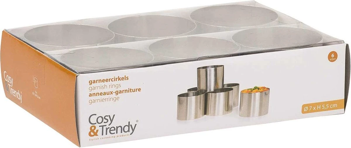 Cosy&Trendy Garneercirkel - Ø 7 Cm - Rond - Set-6 2 Cosy&Trendy Garneercirkel - Ø 7 Cm - Rond - Set-6 - Afbeelding 2