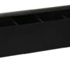 CasaLupo Theedoos Zwart 6-vaks - Met Fluweel - 43 X 9 Cm