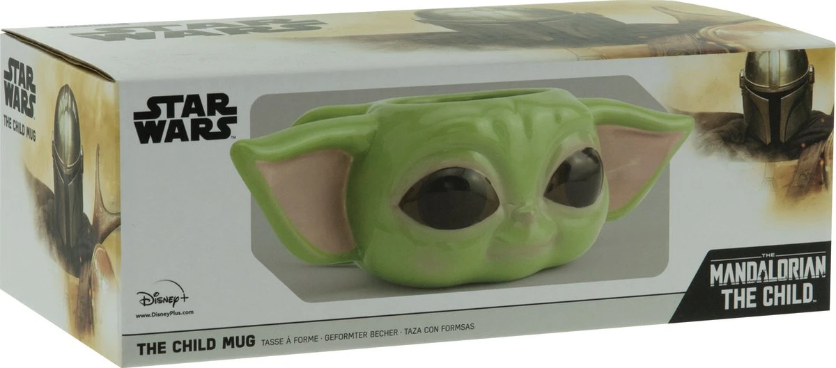 Paladone - Disney Star Wars Menalorian Baby Yoda 3D Mok 5 Paladone - Disney Star Wars Menalorian Baby Yoda 3D Mok - Afbeelding 5