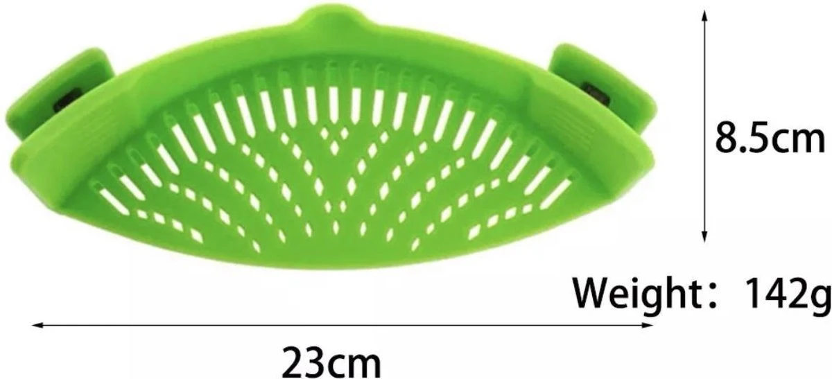 Siliconen Vergiet - Afgieter - Veilig Afgieten – Solide Compacte Keuken Afgietdeksel - Afgiethulp - Clip Aan Keuken Zeef Grijs 3 Siliconen Vergiet - Afgieter - Veilig Afgieten – Solide Compacte Keuken Afgietdeksel - Afgiethulp - Clip Aan Keuken Zeef Grijs - Afbeelding 3