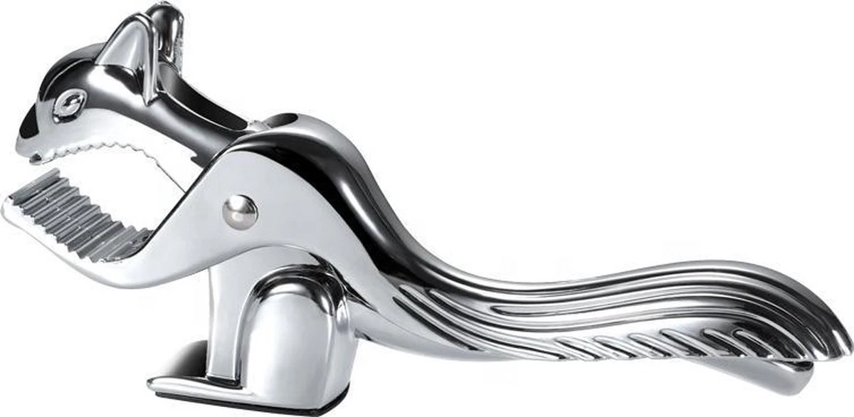 Alheco Notenkraker - Walnotenkraker - Eekhoorn Figuur - Zilver 2 Alheco Notenkraker - Walnotenkraker - Eekhoorn Figuur - Zilver - Afbeelding 2