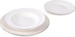 LeRijn® Serviesset Deventer 6 Persoons - 18 Delig - Licht Crème Wit Met Gouden Rand En Motief - Dinerborden - Soepborden - Dessertborden - Borden Servies - Bordenset 21 LeRijn® Serviesset Deventer 6 Persoons - 18 Delig - Licht Crème Wit Met Gouden Rand En Motief - Dinerborden - Soepborden - Dessertborden - Borden Servies - Bordenset -Kookgerei Koning Verkoop 1200x598