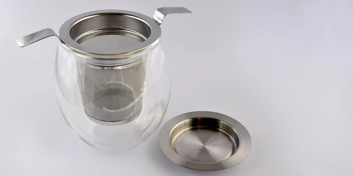 Theezeef RVS 2 Handles 2 Theezeef RVS 2 Handles - Afbeelding 2