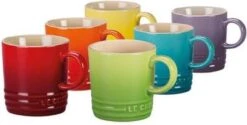 Le Creuset Set Van 6 Mokken 350 Ml Regenboog Kleuren -Kookgerei Koning Verkoop 1200x605