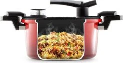 Rosmarino - Snelkookpan Met Glazen Deksel - Zwart - Ø24cm - 5 Liter - 100% PFAS & PFOA Vrij - Aluminium - Pressure Cooker - Non-stick Minerale Coating - Ergonomische Handgrepen - Geschikt Voor Alle Warmtebronnen 16 Rosmarino - Snelkookpan Met Glazen Deksel - Zwart - Ø24cm - 5 Liter - 100% PFAS & PFOA Vrij - Aluminium - Pressure Cooker - Non-stick Minerale Coating - Ergonomische Handgrepen - Geschikt Voor Alle Warmtebronnen -Kookgerei Koning Verkoop 1200x622 7