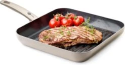 GreenPan Cambridge Inductie Grillpan - Ø 28 Cm - PFAS-vrij - Brons -Kookgerei Koning Verkoop 1200x633 14