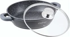 Cheffinger 28cm Lage Kookpot / Braadpan - CF-SC28 -Kookgerei Koning Verkoop 1200x637 15