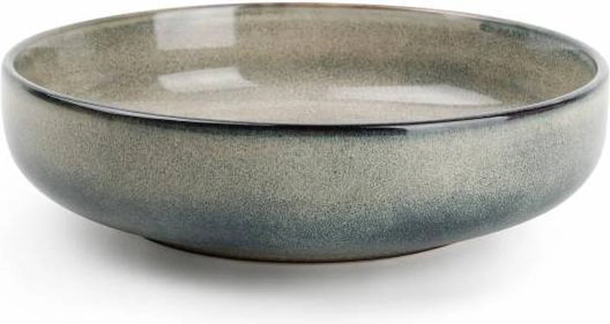 S&P MERIDIAN Pastabord Ø 22cm Grijsgroen (set/4) 1 S&P MERIDIAN Pastabord Ø 22cm Grijsgroen (set/4)