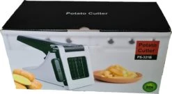 Merkloos Frietsnijder | Groentesnijder | Patatsnijder | Multifunctioneel | Met Handleiding | Sterke Messen | Wit -Kookgerei Koning Verkoop 1200x656 2