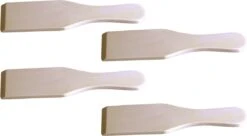 Merkloos 8x Houten Gourmet/raclette Spatels 15 Cm - Kleine Spateltjes Voor Gourmetten/grillen/raclette