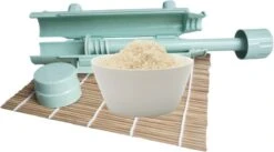 YUGN Sushi Set Sushi Bazooka En Sushi Matje Bamboe - Sushi Maker Sushi Kit - Sushimatje Sushi Mat - Cadeau Tip -Kookgerei Koning Verkoop 1200x666 9