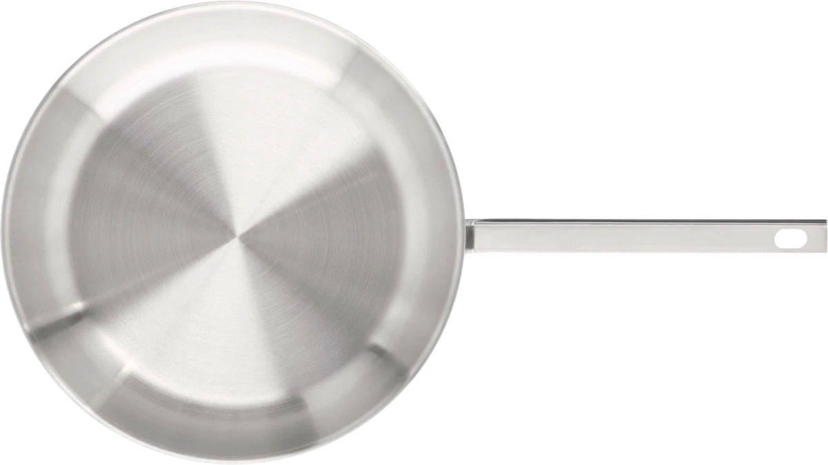 Demeyere Classico 3 RVS Koekenpan – Koekenpan Inductie - 28 Cm – PTFE-vrij 2 Demeyere Classico 3 RVS Koekenpan – Koekenpan Inductie - 28 Cm – PTFE-vrij - Afbeelding 2