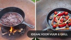 Chefarone Gietijzeren Pan - 2-in-1 Braadpan Inclusief Deksel - Geschikt Voor Alle Warmtebronnen 21 Chefarone Gietijzeren Pan - 2-in-1 Braadpan Inclusief Deksel - Geschikt Voor Alle Warmtebronnen -Kookgerei Koning Verkoop 1200x675 69