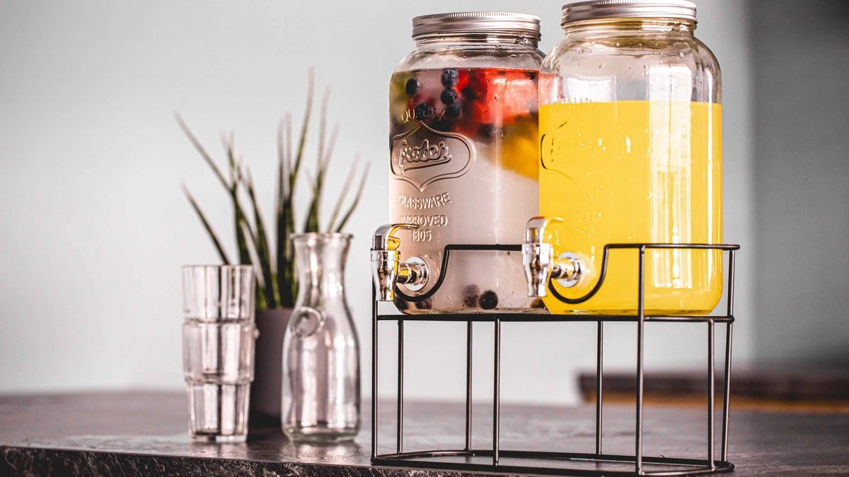 Sareva Drankdispenser - Met Houder - 2 X 3 Liter 5 Sareva Drankdispenser - Met Houder - 2 X 3 Liter - Afbeelding 5