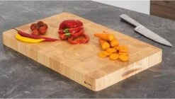 Hendi Snijplank Hout - Rubberwood - 53x32,5x(H)4,5cm -Kookgerei Koning Verkoop 1200x679 4