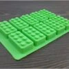 Merkloos Siliconen Mal Voor Ijsblokjes Of Chocolade - Lego Blokjes / Duplo Vorm - 17 X 11 Cm