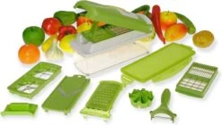 Groentesnijder - Uiensnijder - Mandoline - Multifunctionele Groentesnijder - RVS - Inclusief 7 Mesjes - Mandoline Keukensnijder- Mandoline Snijder - -Kookgerei Koning Verkoop 1200x681 8